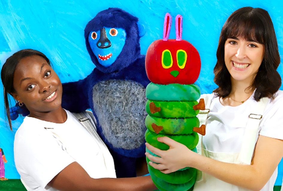 The Eric Carle Story brings a new batch of beloved children's books to the stage in NYC. Photo courtesy of Rockefeller Productions