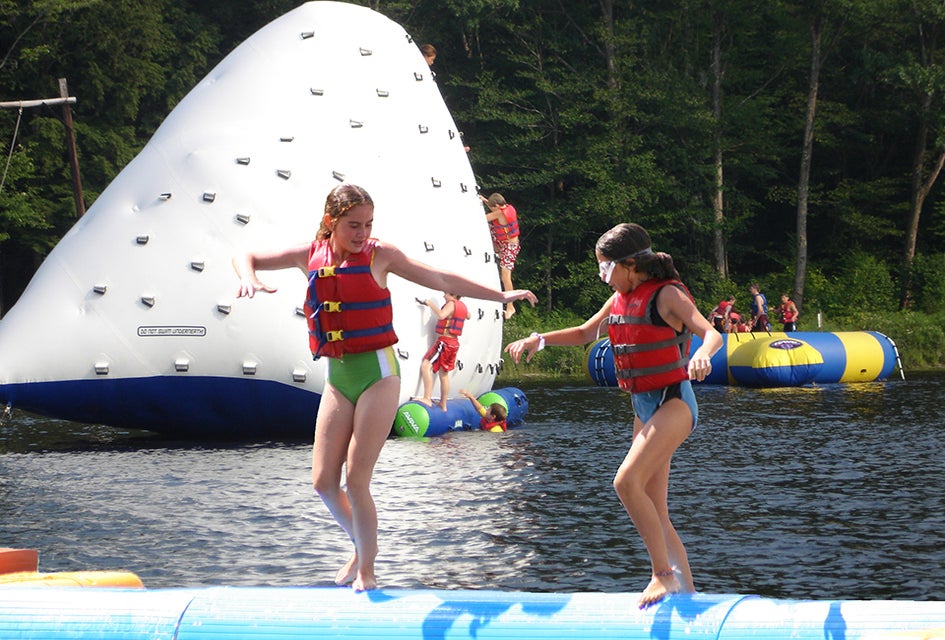 First-time sleepaway campers at Lohikan will participate in water activities and enjoy a fun in nature. Photo courtesy of the camp