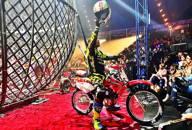 See the daring motorcyclists at Flip Circus