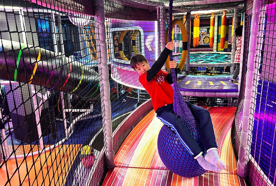 Flying Apple is the perfect place for play dates, parties, exploring, playing, and climbing! 