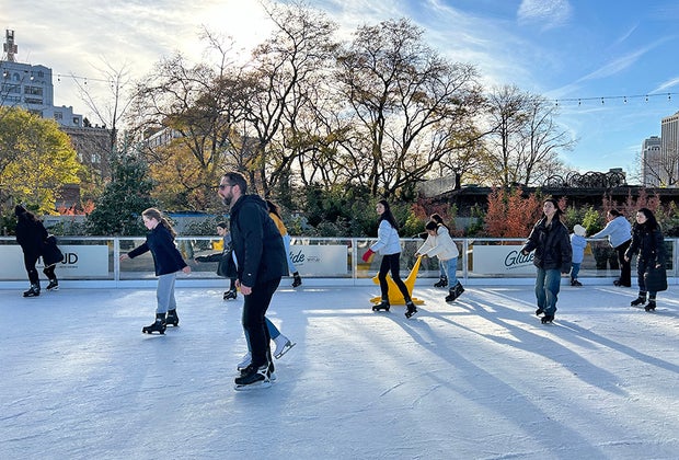 Glide Ice Skating Rink Brooklyn Bridge Park