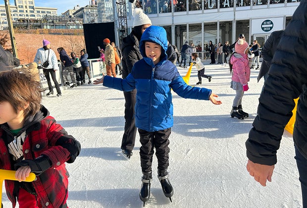 Glide Ice Skating Rink Brooklyn Bridge Park 