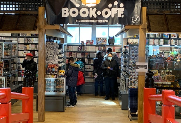 Book Off is a secondhand book store at The Loft at Japan Village