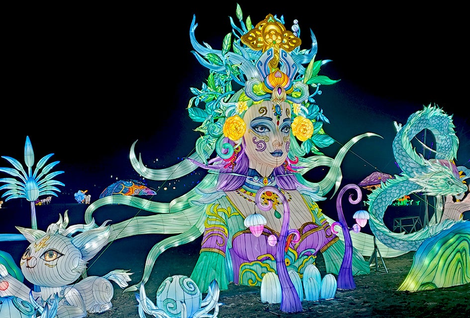 The Queens Botanical Garden has debuted a new, glowing light show named Luminosa, which runs through March. 