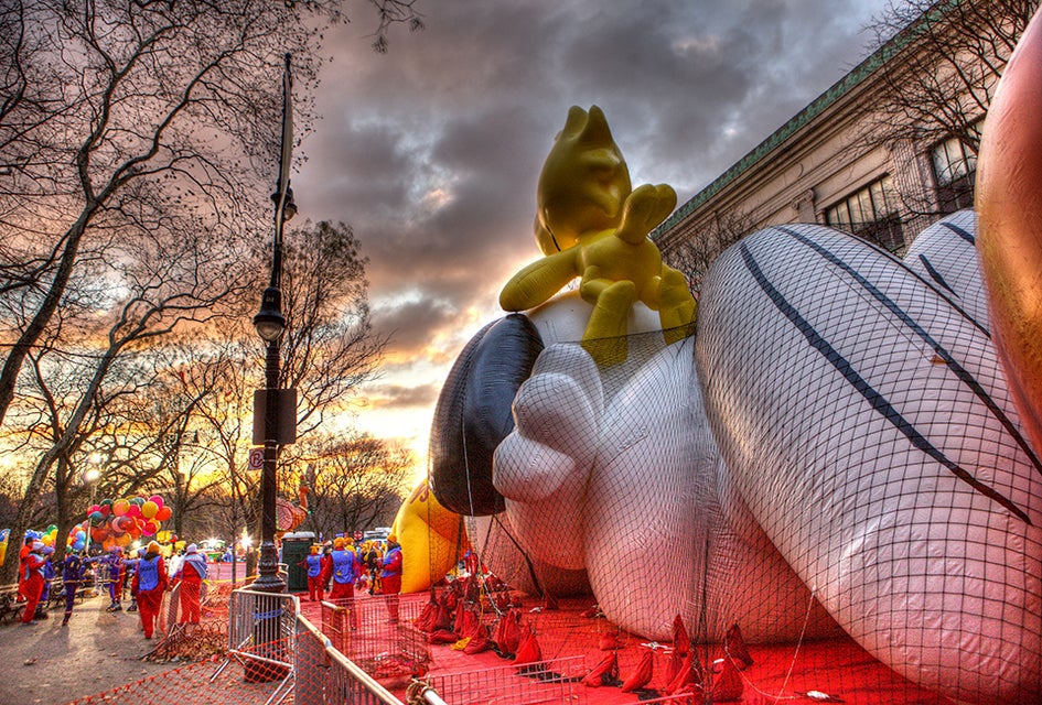 The Macy's Thanksgiving Day Parade Balloon Inflation is an event unto itself. See the larger-than-life balloons come to life the night before the parade. Photo by Anthony Quintano/CC BY 2.0