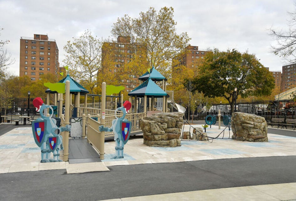 Ravenswood Playground's renovations include a spectacular new play structure fit for royalty.