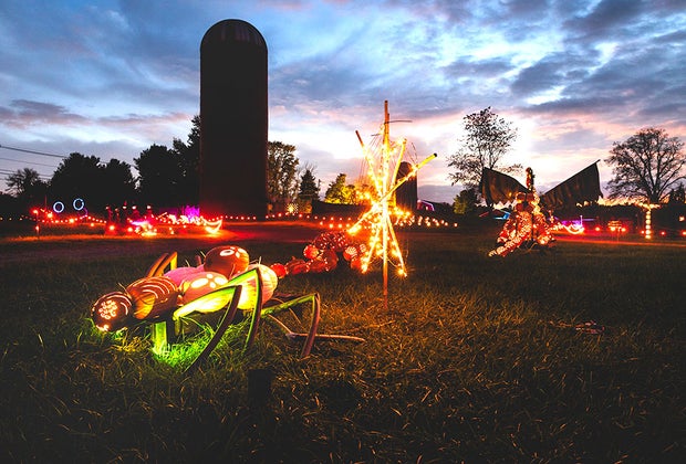 Halloween Drive-thrus near NYC Wagner Farm Arboretum's Brite-Nights