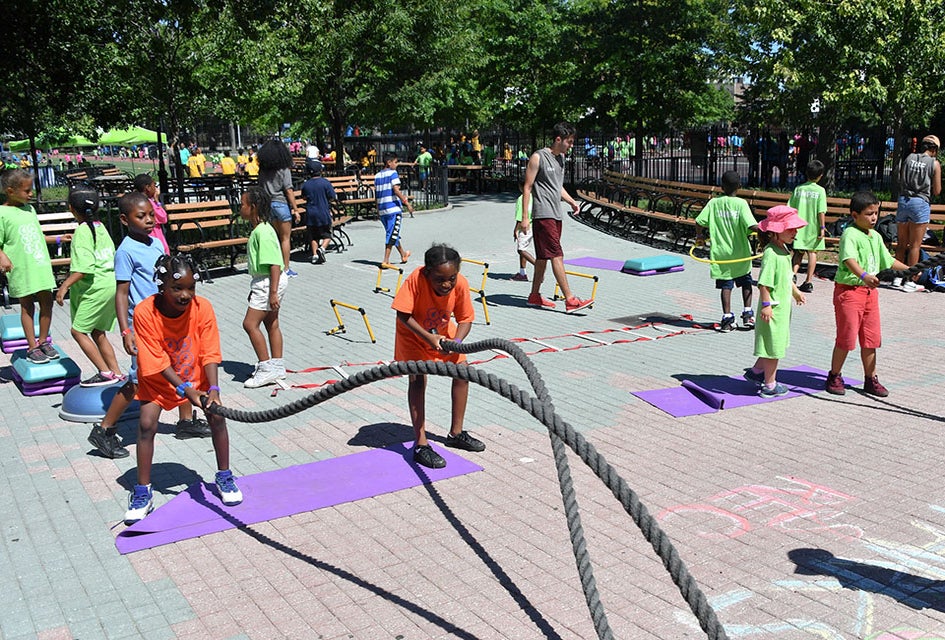 The NYC Parks Department summer camp lottery is now open and the cost for the summer is just $25. Photo by Daniel Avila for NYC Parks
