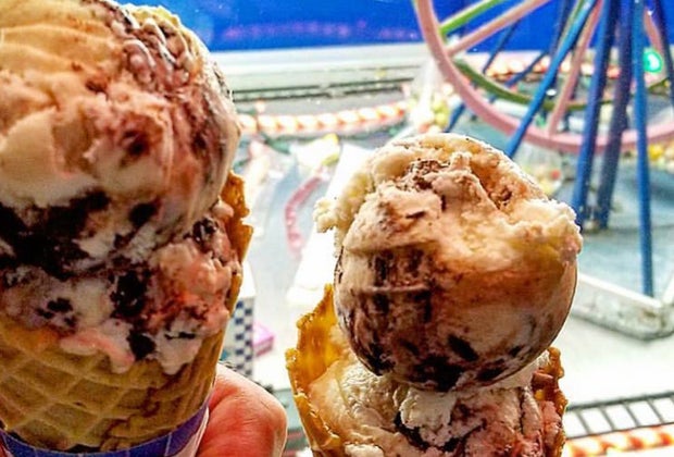 Coney Island restaurants Williams Candy Shop ice cream cones