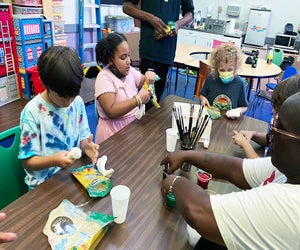 Kids tap into their inner inventor and creator at Extreme Kids & Crew. Photo courtesy of Extreme Kids & Crew