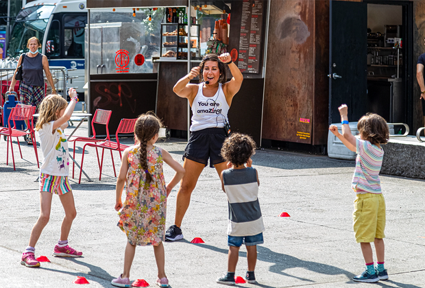 Summer Streets Midtown Rest Stop Zing! Fitness