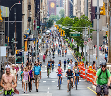 Summer Streets returns Saturdays August 6, 13, and 20, with eight-plus miles of car-free fun running from East Harlem to the Brooklyn Bridge.