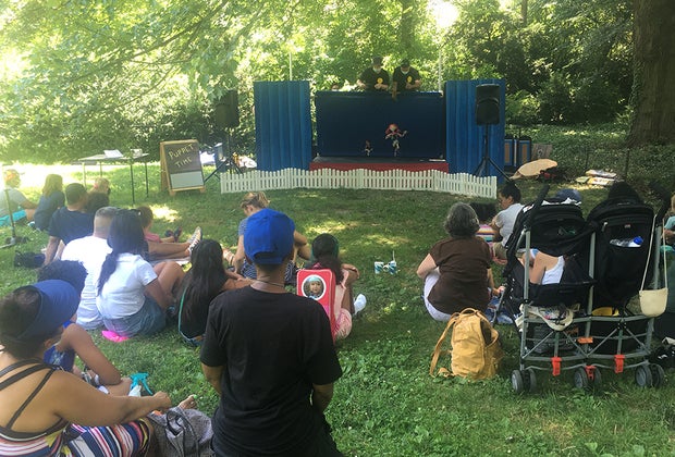 Theater for kids CityParks Puppetmobile