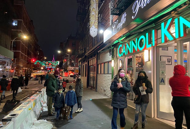 Little Italy draws tons of tourists to visit its streets.