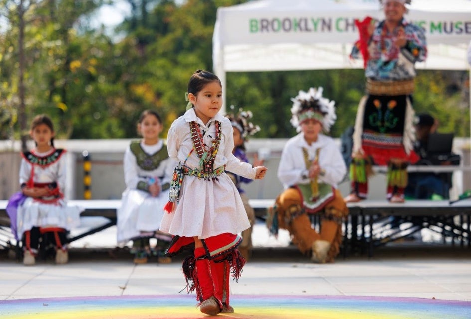 The Brooklyn Children's Museum and  North American Indigenous Center of New York host a two-day celebration of Indigenous Peoples Day. Photo by Winston Williams/courtesy of the museum