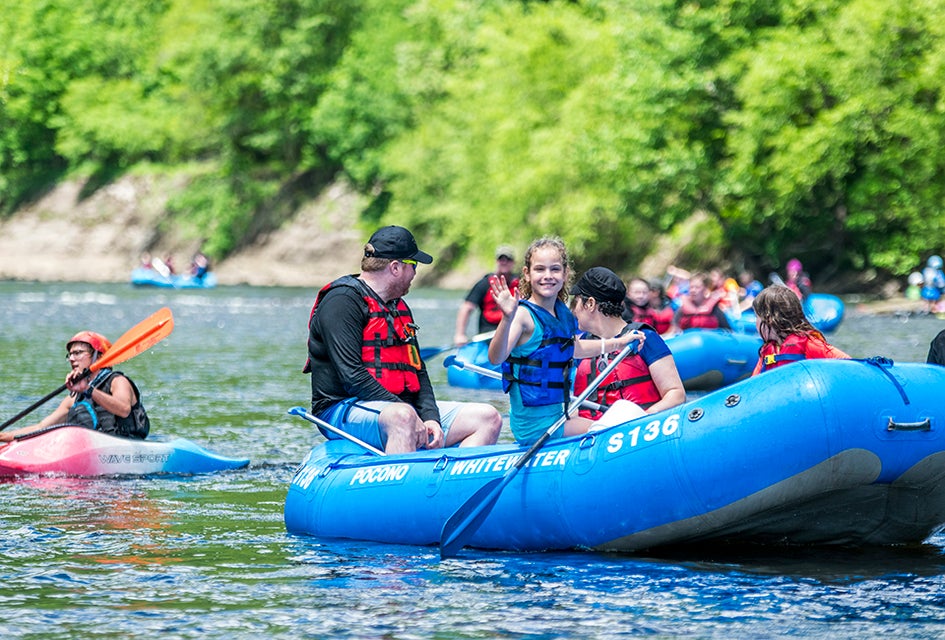 Hit the rapids with Pocono Whitewater for white water rafting near NYC. 