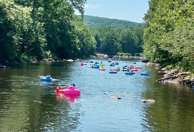 River tubing near NYC Farmington River Tubing