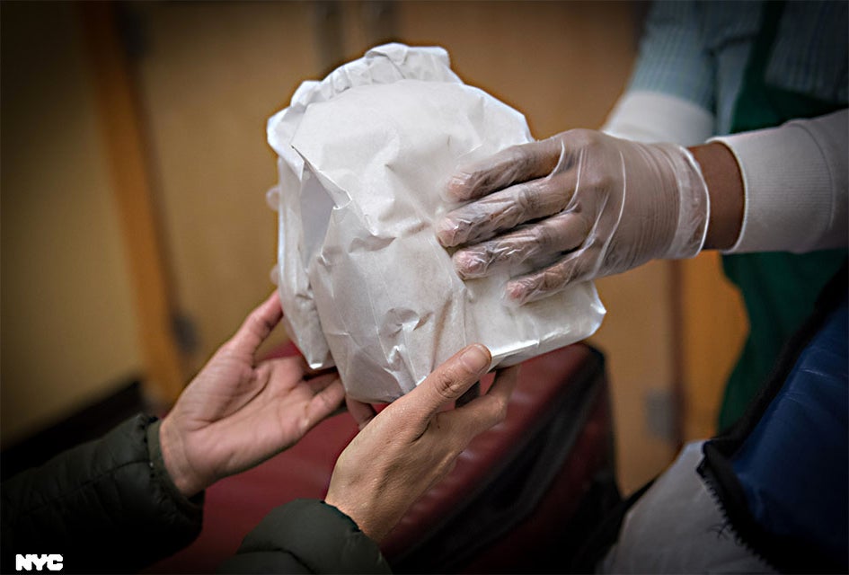 All New Yorkers are eligible for FREE meals at 400 DOE meal hubs. Photo courtesy of NYC 