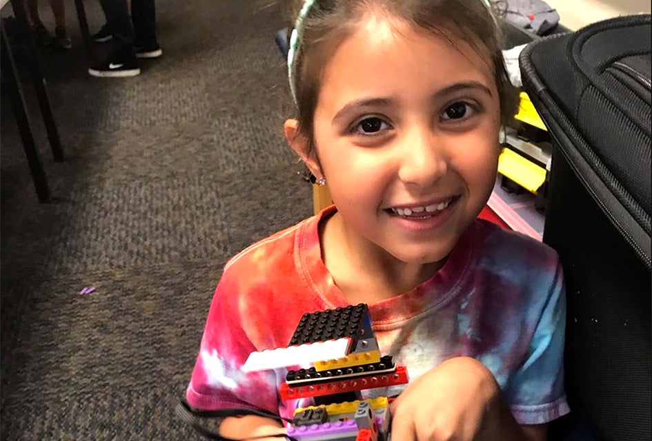 Oasis at LIU Post Lego Robotics camp is new for summer 2020. Photo courtesy of the camp