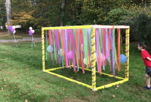 Outdoor Birthday Party Idea: Obstacle Course