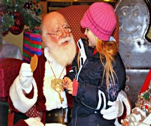 Get Santa's ear in Sturbridge. Photo courtesy of  Old Sturbridge Village
