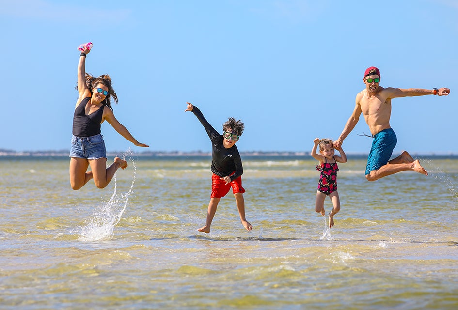 Visit our favorite family beaches in Florida. Photo by Seth Warren for Lee County Visitor & Convention Bureau