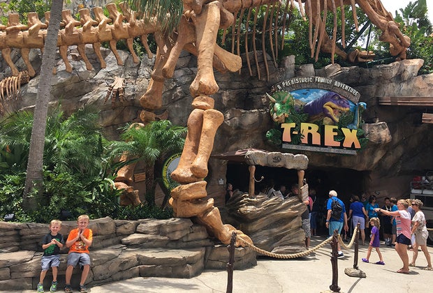 Best Fun Restaurants for Kids' Birthdays Near Orlando: T-Rex Café 
