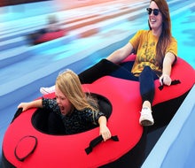 Speed down the hills at Snowcat Ridge for thrilling snow tubing and family fun at this winter snow park! Photo courtesy of Snowcat Ridge 