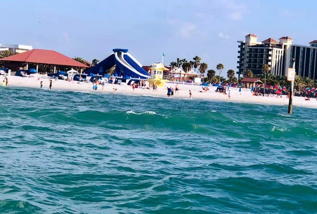 Clearwater Beach Water Slide - Big Event Slides Budget Weekend Getaways for Orlando Families