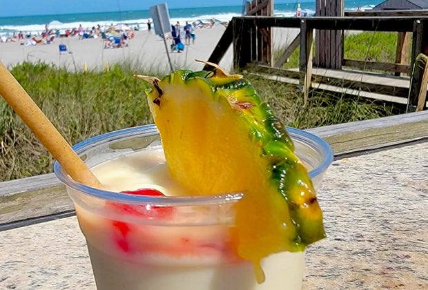 Cocoa Beach with Kids: Coconuts on the Beach