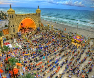 Enjoy a night at the beach with the Sounds of Summer Concert Series at the Daytona Beach Bandshell. Photo courtesy of the event