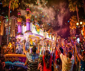 Universal’s Mardi Gras is back in February and better than ever! Photo courtesy of Universal