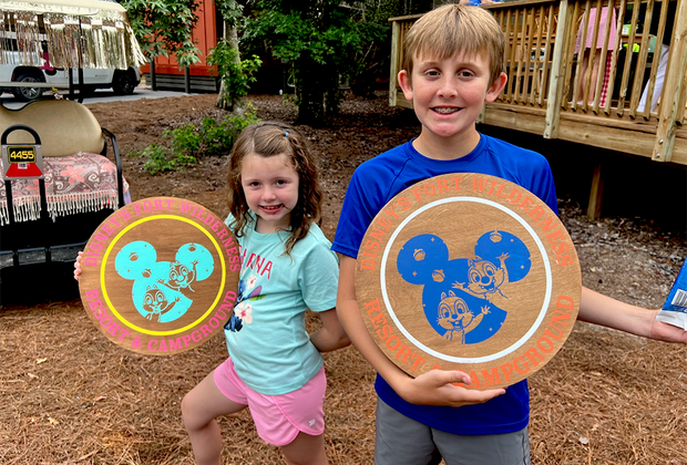 Crockett’s Craft Corner:  Disney's Fort Wilderness for Woodsy Wonder