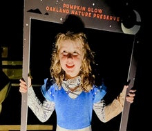 The Oakland Nature Preserve's Glow Trail will be lined with Jack-o-lanterns, creating a beautiful nighttime hike. Photo by Charlotte Blanton