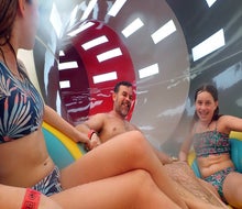 Great Wolf's Breakaway Bay Slide is a big draw for families.