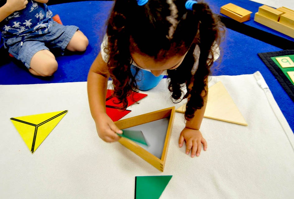 Maitland Montessori offers a traditional Montessori program for children from 3 years old through 6th grade (12 years). Photo courtesy of the school