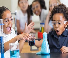 Mad Science Summer Camps combine scientific discovery, themed games, and physical activity. Photo courtesy of Mad Science of Central Florida