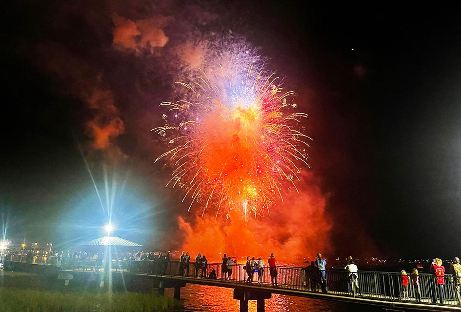 The free and family-friendly Eustis Hometown Celebration features live music, vendors, food, and a fireworks show on July 4. Photo courtesy of the event