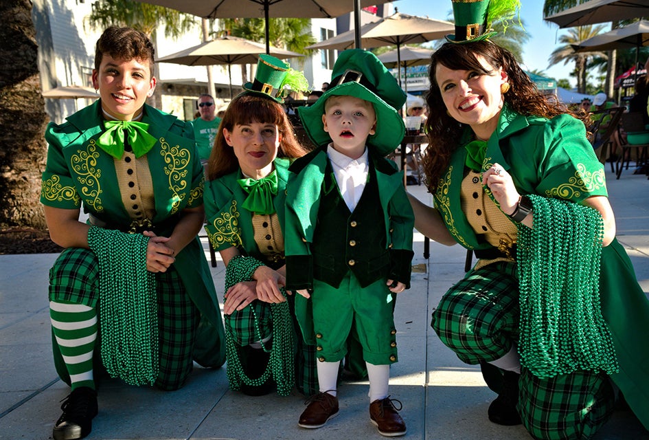 Visit the Promenade at Sunset Walk to celebrate St. Patrick’s Day. Photo courtesy Promenade Sunset Walk