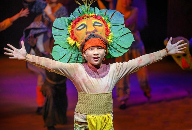Catch a show like the Lion King Jr. 100 Things To Do in Orlando with Kids