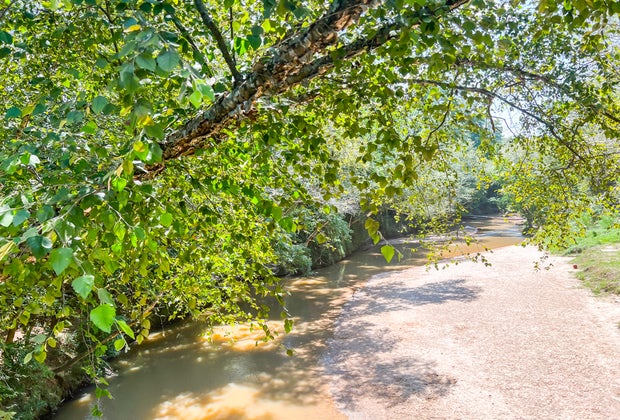 Peach Creek photo courtesy of the author