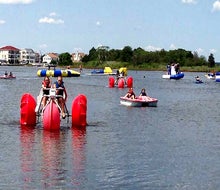 Try the Aqua Trike at Pedals and Paddles in Seaside Heights for something new. Photo courtesy the venue