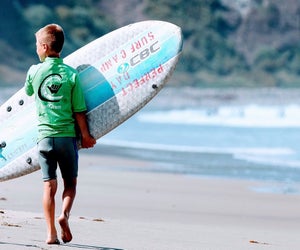Every Cali kid should know how to surf! Photo courtesy of Perfect Day Surf Camp