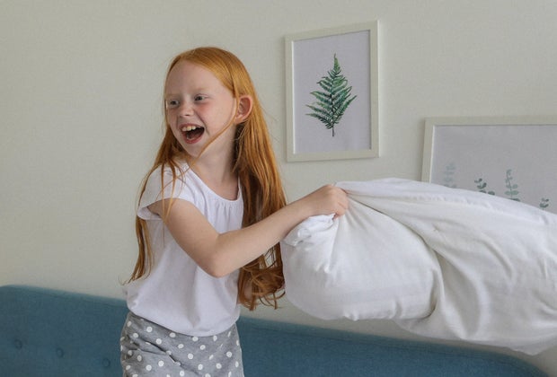 Exercise Games: Pillow fight!