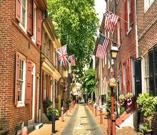 Take in 300 years of history on Elfreth's Alley. Photo courtesy of the museum