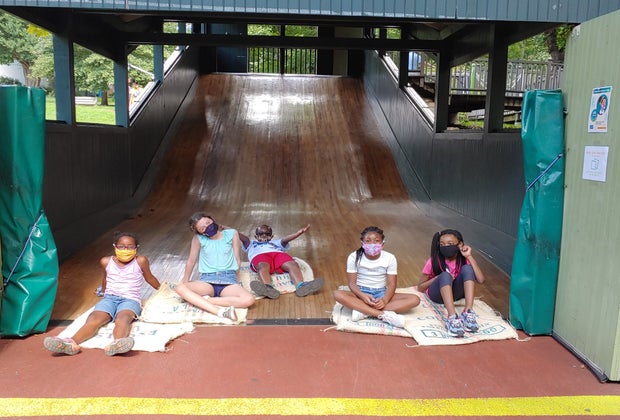 giant slide at Smith Memorial Playground and Playhouse Visiting Philadelphia with Kids: 3 Day Itinerary from a Local