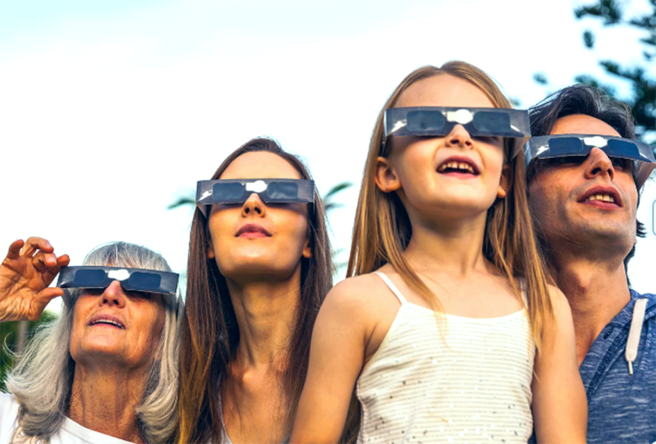 Protect little eyes when viewing the eclipse.  