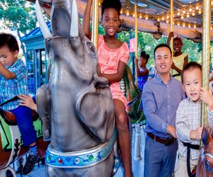 Go beyond the standard playground fun at Franklin Square. Photo by J. Fusco