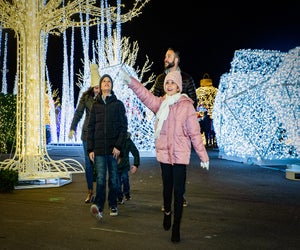 Walk through the twinkling lights of Tinseltown. Photo courtesy of the venue