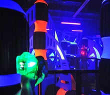 Grand Slam U.S.A. challenges you to a game of laser tag! Photo courtesy of the  center
